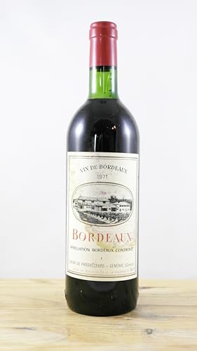 vino cosecha 1971 Bordeaux Union des Producteurs de Générac EA