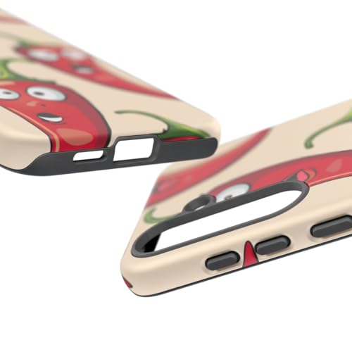 Coque piment rouge Samsung S25 Plus rigide mate