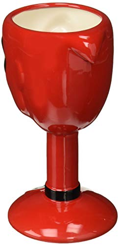 Marvel Deadpool Head Ceramic Molded Goblet Novelty Drinkware, One Size, Multicolor #TOP1