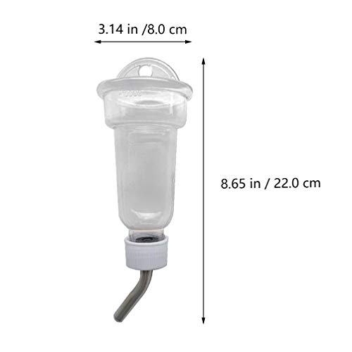 Balacoo 1 Conjunto de Hamster Pino de Disparo Automático Waterer Waterer Garrafa De Nenhum Gotejamen