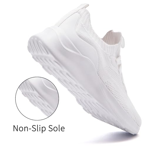 Image of DLWKIPV Womens Slip on Walking Tennis Shoes for Women Work Running Athletic Gym Sports Sneakers Lightweight Casual Shoe