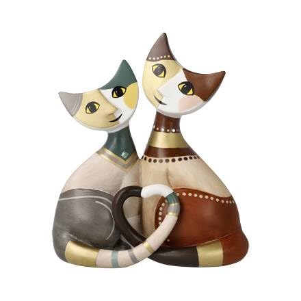 Goebel Cat Figurine Mira e Mio Rosina Wachtmeister Cat World - Image 2