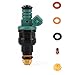 6 Set Fuel Injectors Repair Seal Kit, for BMW M3 323is 325is 525i E36 E34 M50 S50