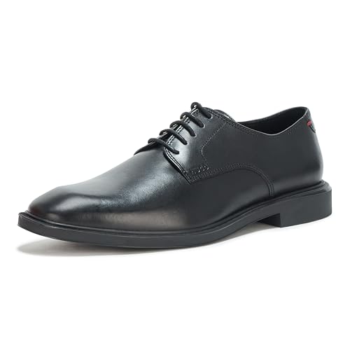 HUGO Men's Brushed Leather Derby Dress Shoe Oxford