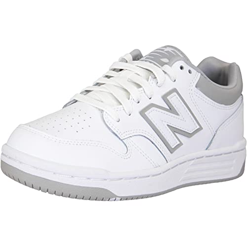 New Balance 480 Sneaker Trainer Schuhe (White Grey, EU Schuhgrößensystem, Erwachsene, Numerisch, M, 38)