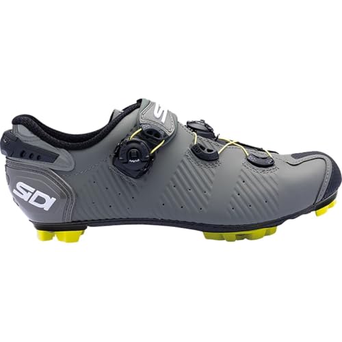 Sidi Drako Carbon SRS 2S Mountain Bike Shoes MIL-YELLOW 45.5