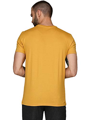 Image of ADRO Men's Cotton Solid Regular Fit T-Shirt