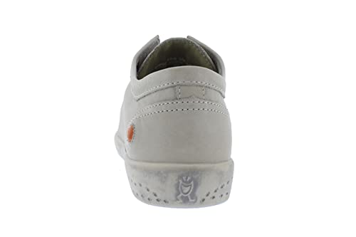 Softinos Damen Sneakers, Frauen,Low-Top Sneaker,lose Einlage,Sportschuhe,Freizeitschuhe,Turnschuhe,Laufschuhe,Freizeit,Grau (Light Grey),39 EU / 6 UK