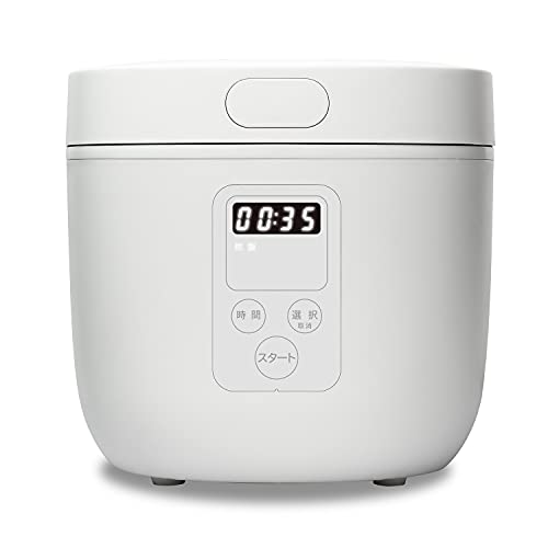 多機能炊飯器 4合 マイコン式 マットホワイト 温度センサー搭載 9種類の充実のメニュー 炊飯/早炊き/お粥/スープ/煮るヨーグルトケーキ/蒸す/保温 ひとり暮らし 12時間保温 合 サポート 炊飯器 調理鍋 3 5.5 i001