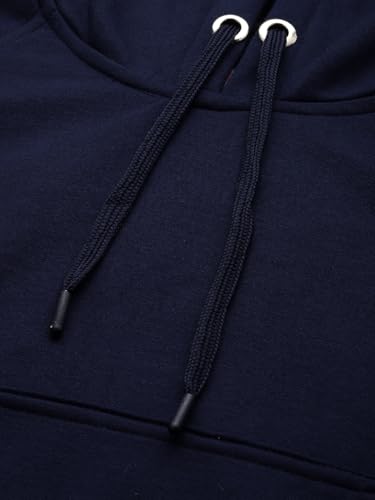 Image of ADBUCKS Women's Cotton Winter Jacket Sweatshirts Casual Drawstring Clothes Pullover Hoodie With Kangaroo Pocket Ii Womens Jacket Ii Winter Sweater Hoodie For Women & Girls
