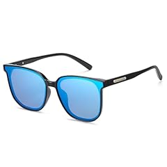 06-black Frame-blue Lens