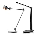 Honeywell LED Desk Lamp Office - 01A+ H2 Sunturalux™ Table Lamp Eye Caring Natural Light, 4000K Dimmable Touch Desk Light Full Metal Efficient Light for Home Office Bedroom Read Study Work