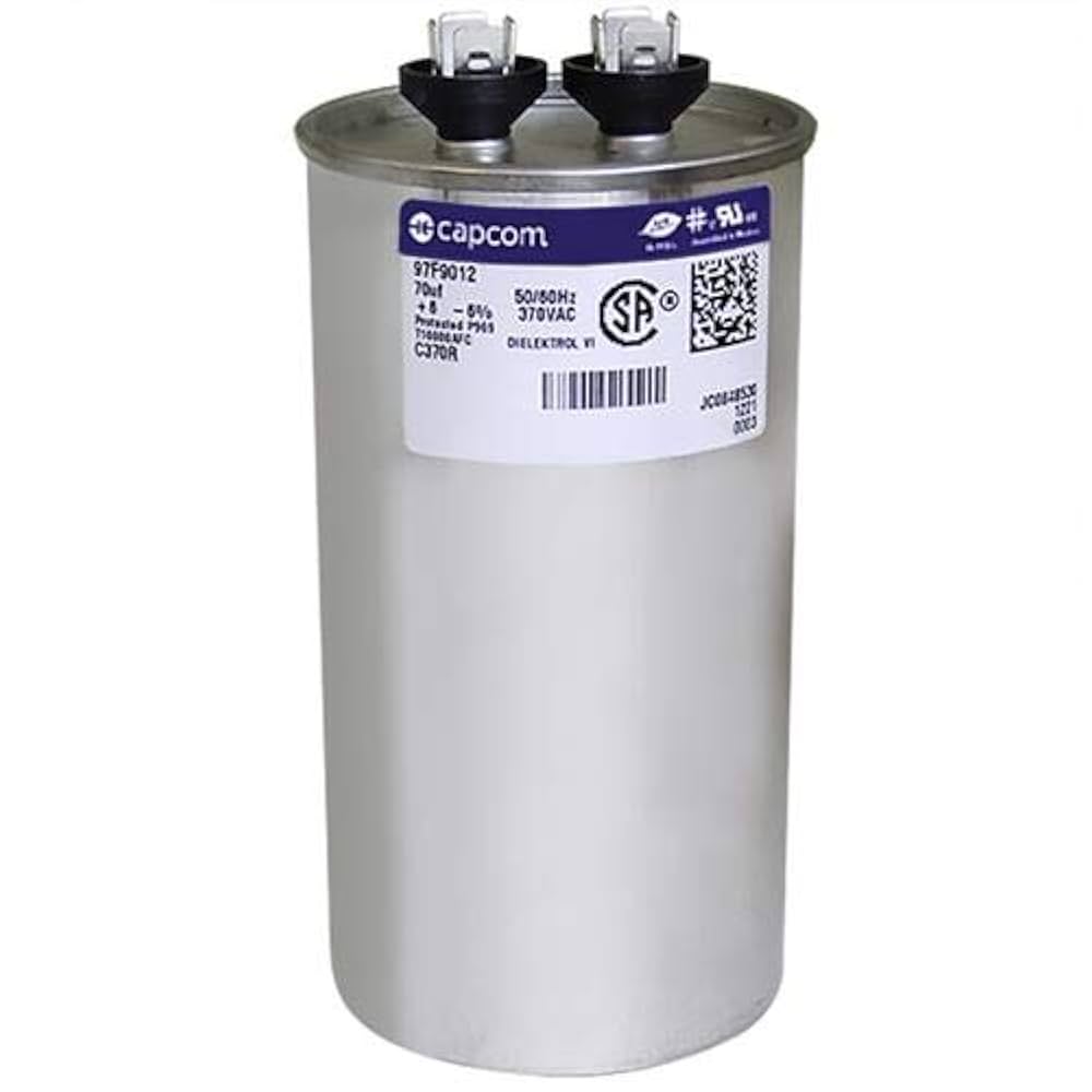 KAMUQ Round Capacitor 60 5 uf MFD 440 Volt Replaces GE Genteq