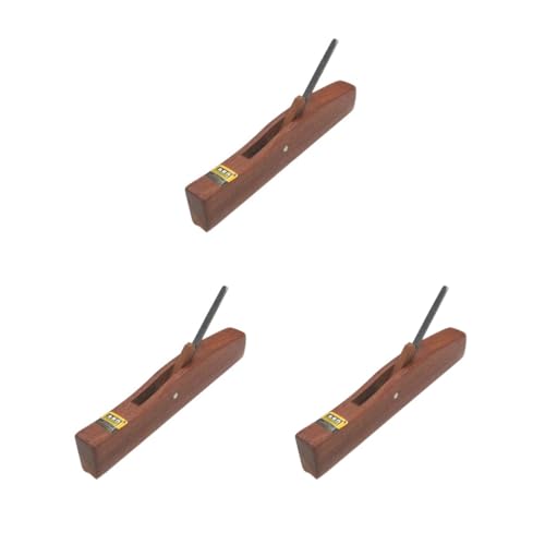 Set di 3 pialle in legno di palissandro a mano pialla da falegname strumenti per la lavorazione del legno fai da te