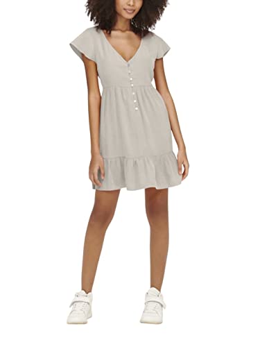ONLY Damen Kleid (ONLMAGO Life S/S Short Dress) (S, Moonbeam)