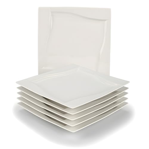 Festa Italia 6-Tlg Speiseteller aus Porzellan - 25 cm - Essteller Set...