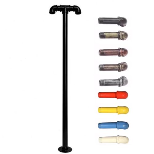 Colonne de support en métal durable pour garde-corps rétro - 2