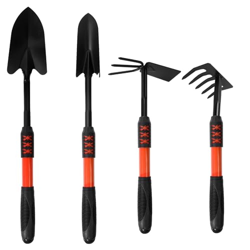 Set de 4 herramientas de jardinería Luwint con mango ergonómico miniatura 1