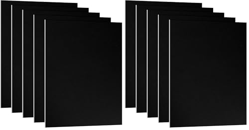 Image of PATIKIL 7x5x1 /32inch Anodized Aluminum Sheet, 5Pcs Metal Rectangle Aluminum Plate 0.8mm Thick Engraving Blanks for Laser Engraving DIY Decorative Crafting Home Decoration, Black (Pack of 2)