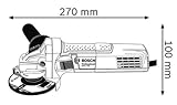 Bosch Professional Winkelschleifer GWS 750 (Scheiben-Ø 125mm, Leistung 750 Watt, inkl...