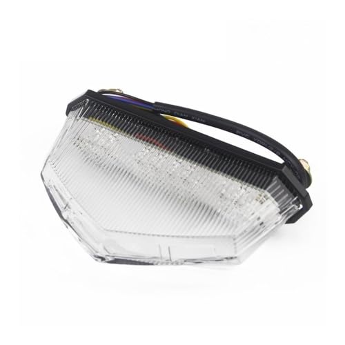 Clignotants moto arrière transparents avec feux stop intégrés pour Harley-Davidson