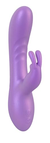 Sweet Smile Flexible Rabbit Vibrateur Metallic Purple 18,3 cm
