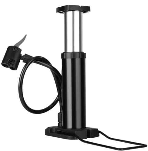 Image of Oblivion Tyre Inflator for Car and Bike 1 Pc - Multicolor Foldable Mini Manual Foot Air Pump with Anti-Skid Pedal & Dual Multi-Functional Valve & Gas Needle, Portable for Ball Camping Gear & Emergency