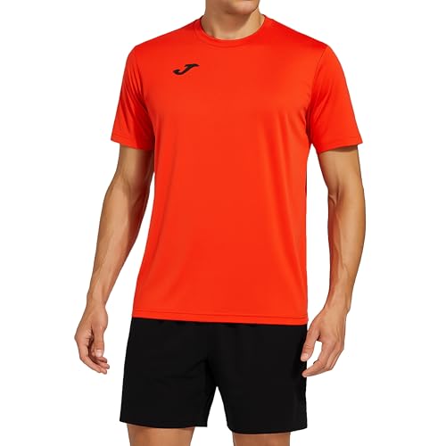 Joma Combi T-Shirt Manches Courtes Homme, Corail Fluo, M