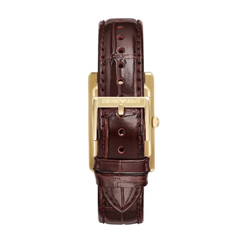 Image of Emporio Armani Brown Quartz Leather Watch AR11665