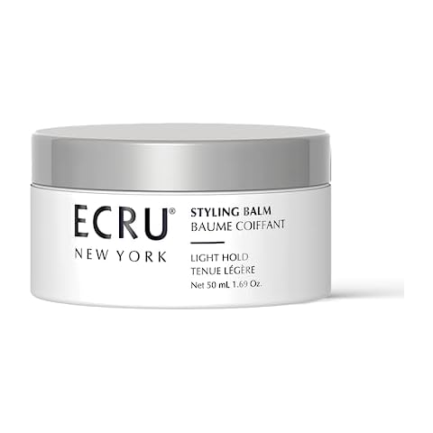 ECRU NEW YORK Styling Balm 1.69oz Light Hold Styling Balm and Pomade for Short to Mid Length Hair Cover