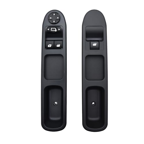 KAOLALI Commande Leve Vitre 207 Passager + Côté Conducteur 2 Pièces, Interrupteur de Lève-Vitre 207 pour Peugeot 207 Citroen c3 6554.QC, Bouton électrique...