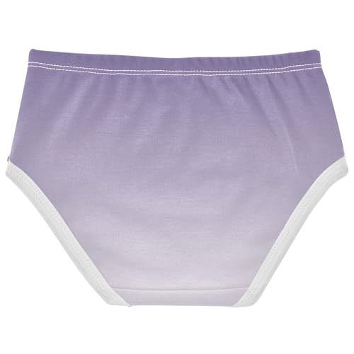 Joisal Cotton Toddlers Underwear Floral Violet Snow White Gradient Panties Little Girl Bright Briefs Underpants 2t2