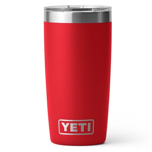 Image of YETI Rambler Mug with MagSlider Lid, Rescue Red, 10 oz (295 ml)