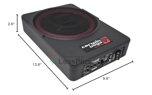 Cerwin vega VPAS10 10" 2Ω 550W Max / 200W RMS Powered Active Subwoofer Enclosure + Bass Knob - Image 4