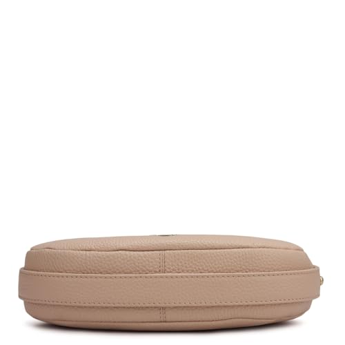 Image of Da Milano Women's Leather Shoulder Bag - Pink