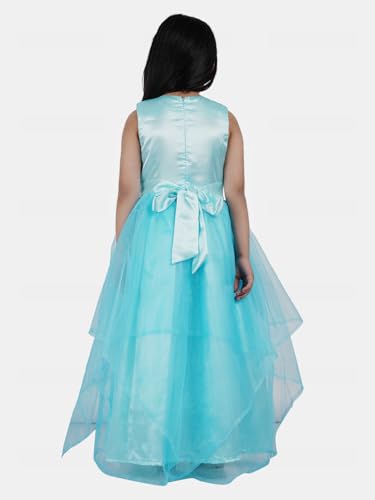 Image of Kids Dresses Baby Girls' A-Line Weddings Festivals Organza Sequins with Cotton Fit and Flair Ball Gown