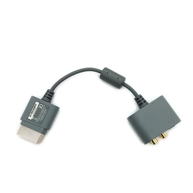 [Części do gier wideo] 5 sztuk dla linii audio XBOX 360 dużo RCA Toslink optyczny adapter do kabla Audio na konsolę Xbox 360 [Wymień]