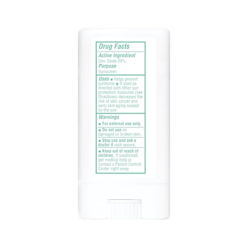 Thinksport Kids SPF 30 Mineral Sunscreen Stick, 0.64 Oz, Safe, Natural, Water Resistant Reef Safe Sunscreen for Children, Broad Spectrum UVA/UVB Sun Screen, Travel Stick for Sun Protection