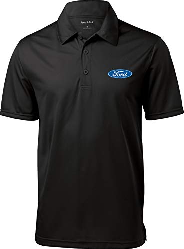 Ford Oval Textured Polo Pocket Print