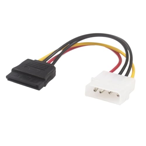 Cable Adaptador de Poder 4 pin a SATA 18 cm