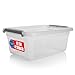 BigDean 4 Stück 12,5 L Aufbewahrungsbox mit Deckel transparent BPA- frei & lebensmittelecht – stapelbare robuste Aufbewahrungsbox – Aufbewahrungsboxen mit Klickverschluss MI 4 günstig Kaufen-BigDean 4 Stück 12,5 L Aufbewahrungsbox mit Deckel transparent BPA- frei & lebensmittelecht – stapelbare robuste Aufbewahrungsbox – Aufbewahrungsboxen mit Klickverschluss