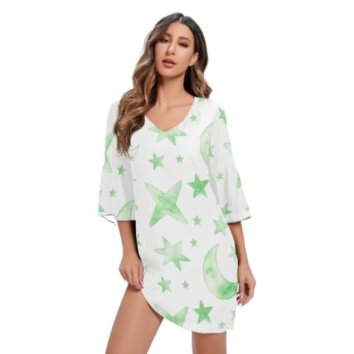 Robe courte en mousseline de soie fluide pour sublimer votre silhouette en été