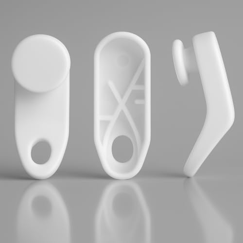 Byour3-55 Ganchos para Cortinas Correderas Riel Extensibles - Deslizante para Bastones Extensibles Gancho Cortina De Plástico Recambios Pista de Cortina Extensible UNIVERSALES (55 Unidades)