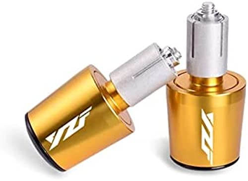 Embouts de guidon de moto pour Yamaha YZF R1 R3 R6 R25 dorés