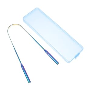 Orale tong schraper U vorm: mondelinge tong frisser mondelinge adem reinigingsborstel schraper volwassen mondtong schoon…