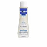 Mustela Sanftes Shampoo mit Bio-Avocado-Perseose und Kamille, K&ouml;rper und Haar, Babys, Kinder, ganze Familie - Verhindert die Bildung von kleinen Knoten, brennt nicht (200ml)