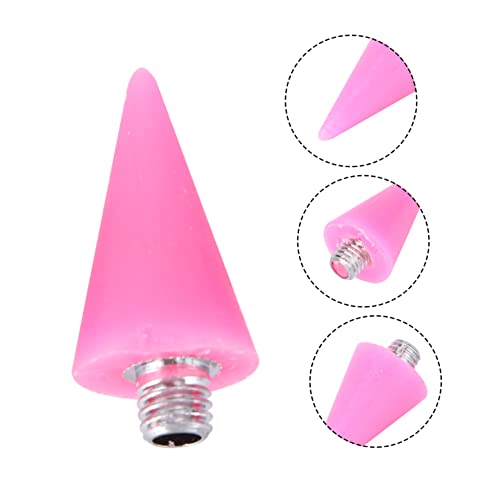 Healeved 3pcs Acrílico Dotting Pen para Nail Art miniatura 2