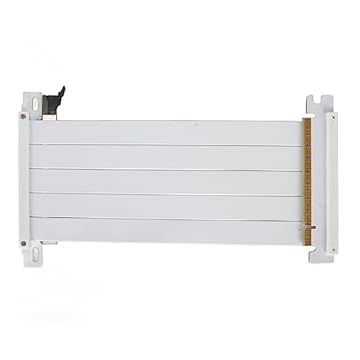 Cabo Riser PCIE 4.0 X16 Cabo de Extensão GPU Flexível de Alta Velocidade para RTX 4090 RX 7900 XT (Branco #12)