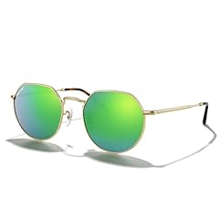 Polished Gold Frame/Green Mirror Lens