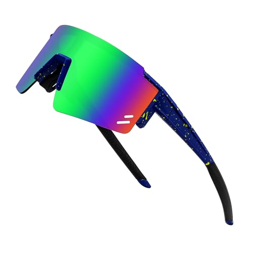 FEISEDY Kids Sunglasses Youth Baseball Sun Glasses, UV400 Sports Teens Cycling Shades for Boys Girls Age 8-16 B0048